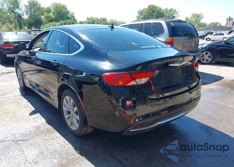 2015 Chrysler 200 C из США, поврежденный, VIN 1C3CCCCB7FN711830